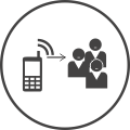 Inform multiple contacts simultaneously